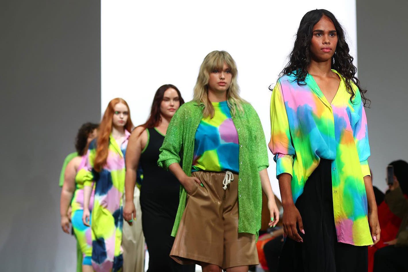 Model on the runway for Australian Fashion Week